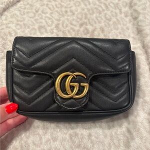 ✨🖤Gucci Marmont Super Mini Black